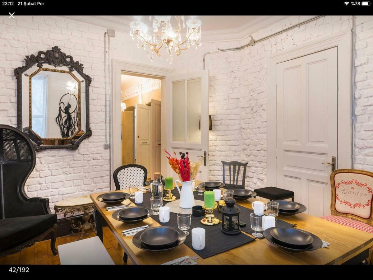 イスタンブールGalata Chic Delux Flatsアパートメント エクステリア 写真